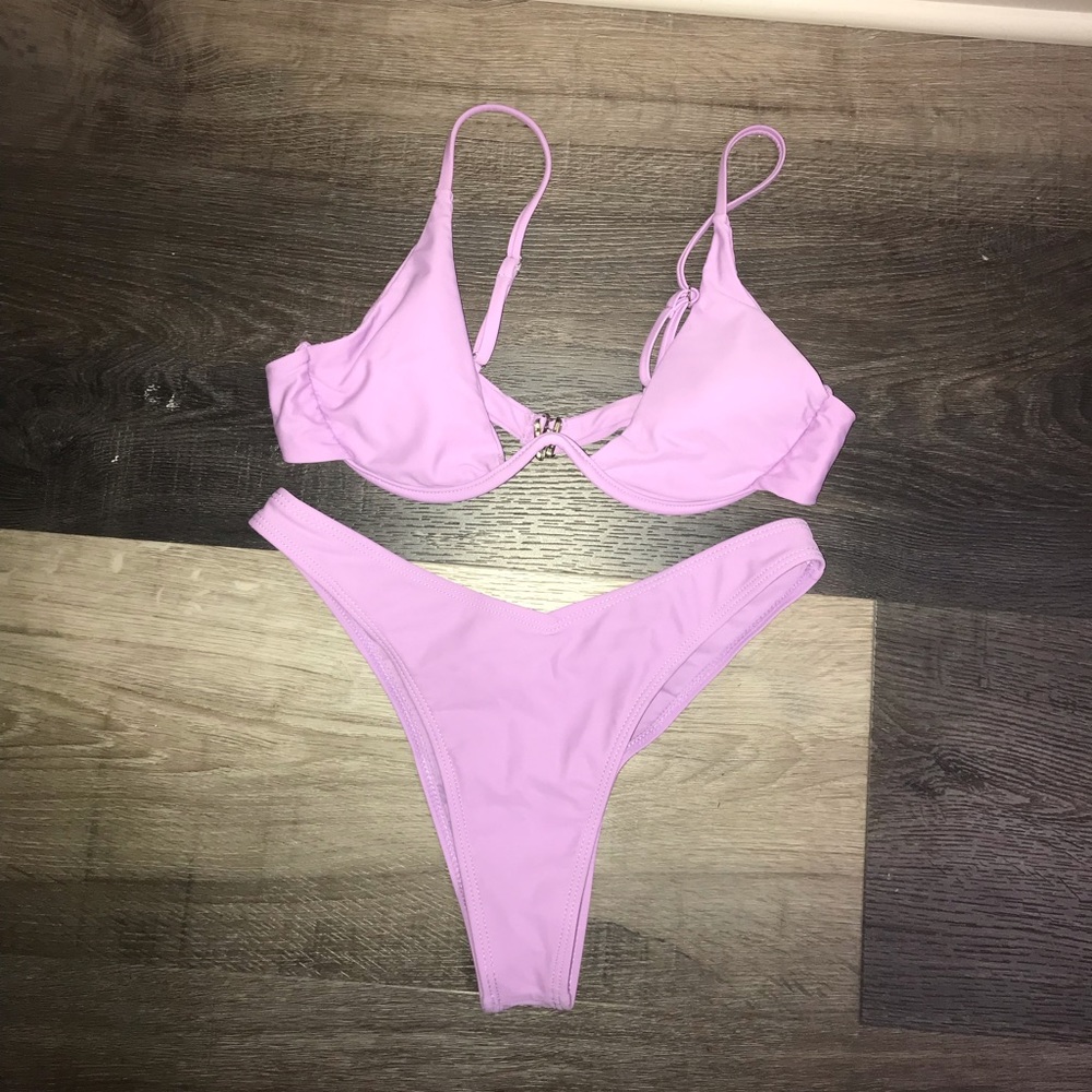Zaful Purple Bikini